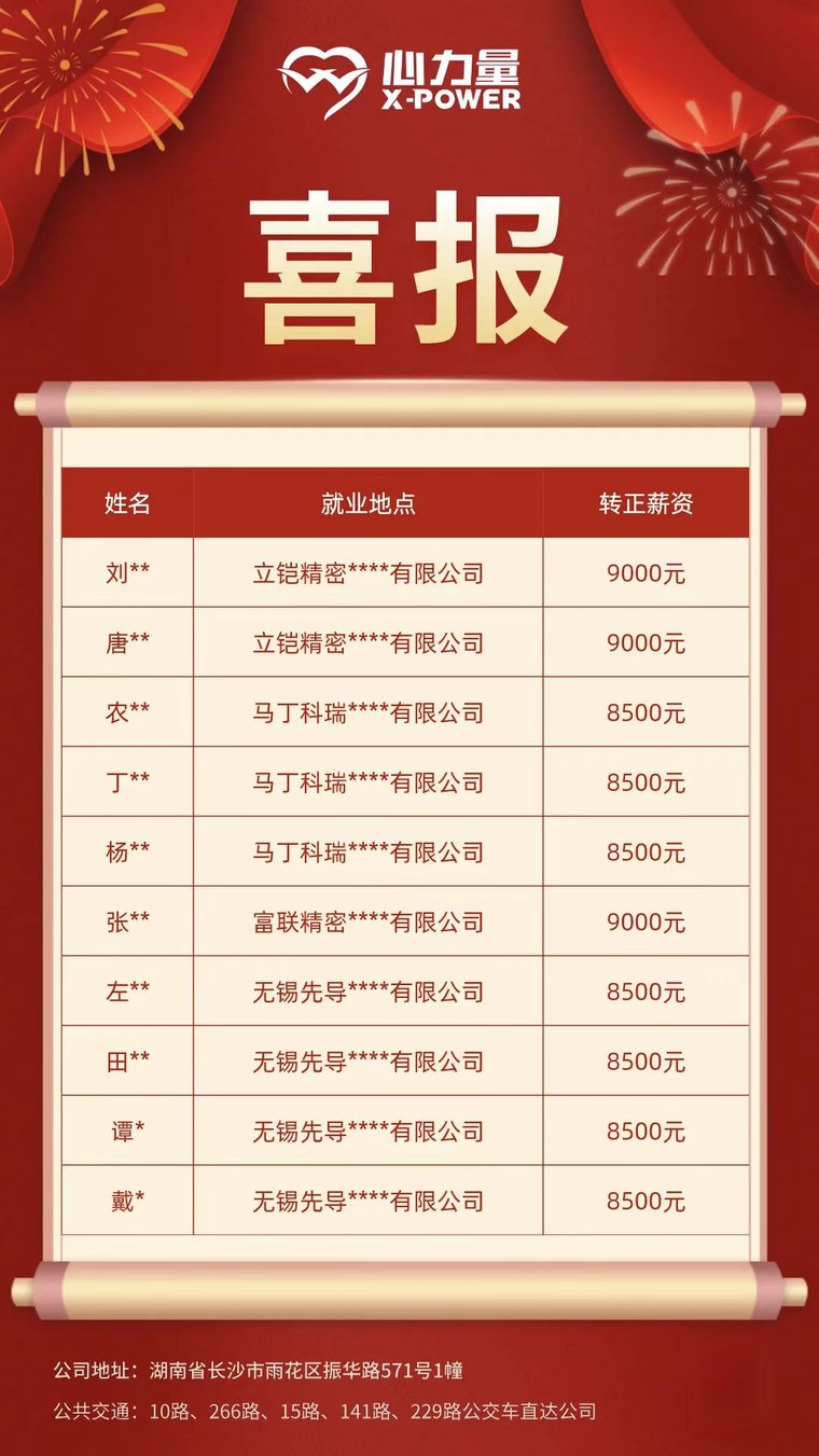 转正喜报